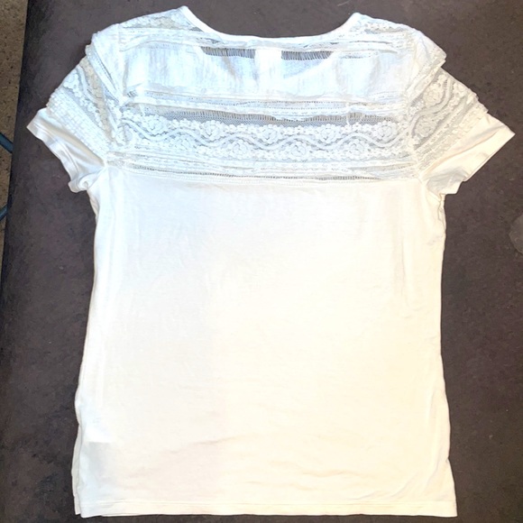 H&M WHITE LACE TOP - Picture 2 of 2